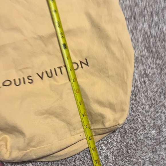 Louis Vuitton Authentic Beige Dust Bag Drawstring Storage Pouch - Picture 10 of 11